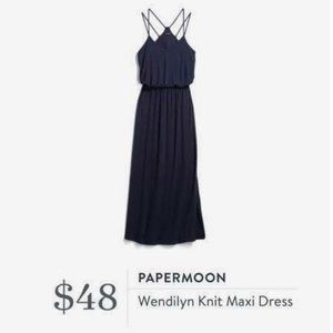 Papermoon Wendilyn Knit Maxi Dress